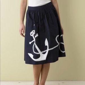 《 J.Crew 》 Nautical Anchor Skirt 4